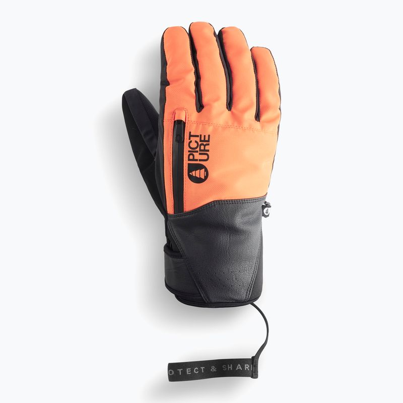 Férfi síkesztyű Picture Madson Gloves 10/10 neon flare 2