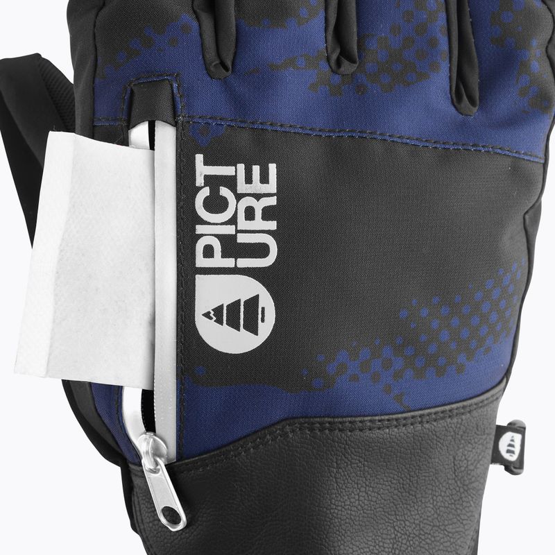 Férfi síkesztyűk Picture Madson Gloves 10/10 retro fusion print 5