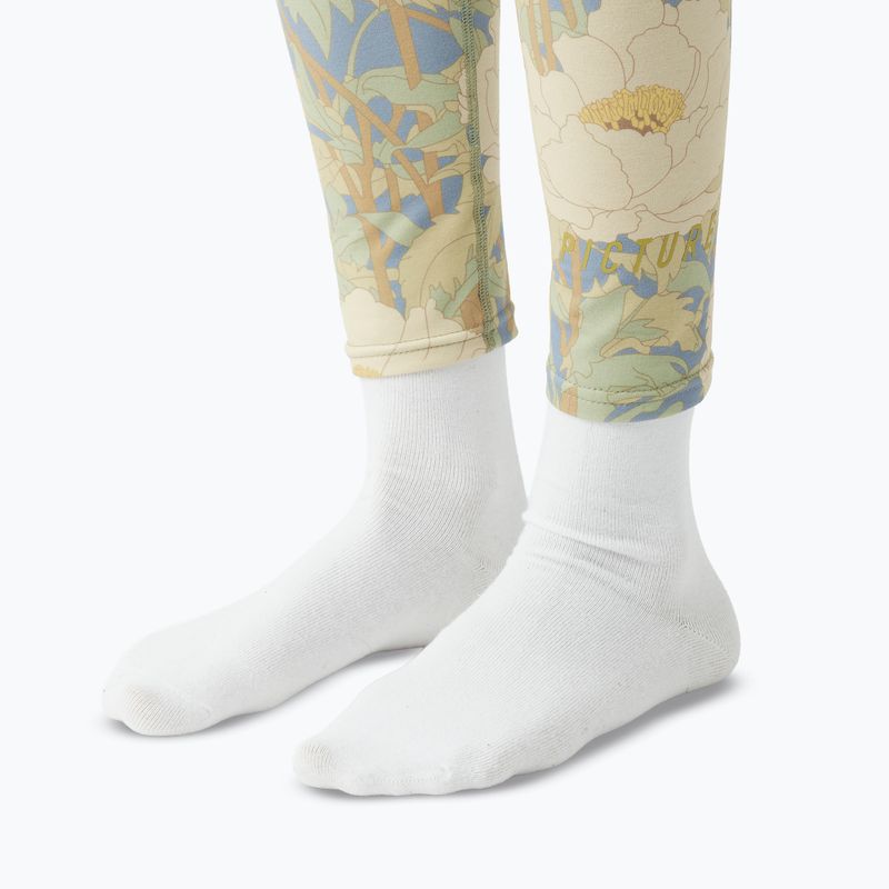 Női thermo leggings Picture Milita Printed timeless flower print 6