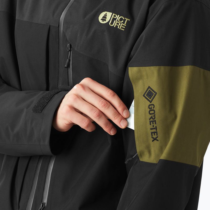 Férfi sídzseki Picture Lassen Gore-Tex 2L tobacco 8