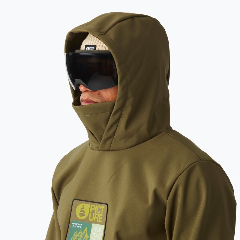 Férfi snowboarddzseki Picture Parker 5/5 tobacco 5