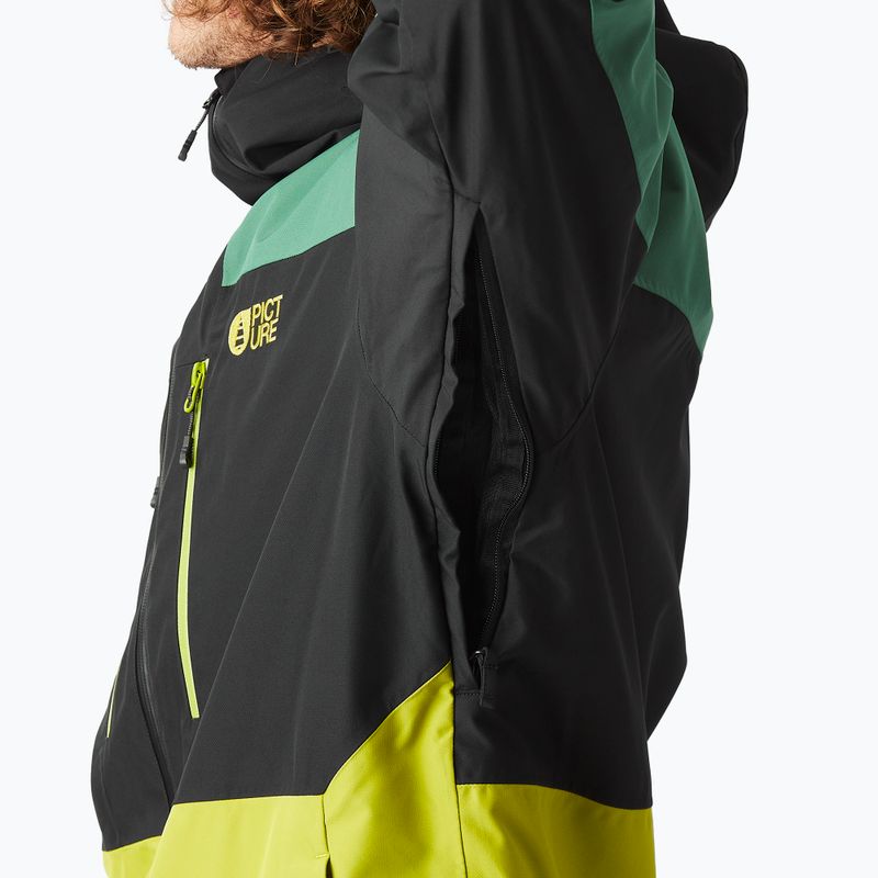 Férfi sídzseki Picture Object smoke pine black 7