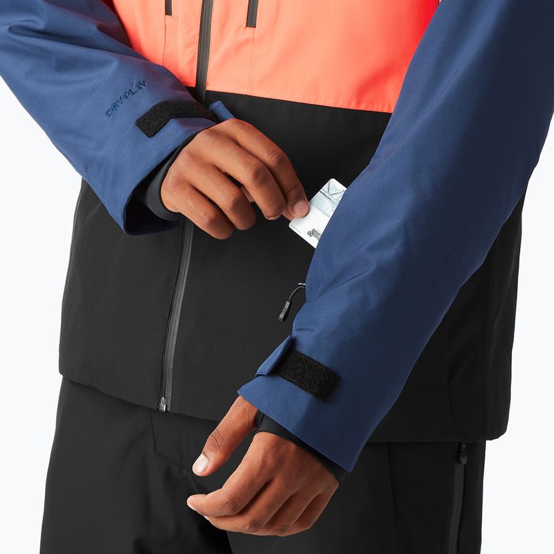 Férfi sídzseki Picture Object pariot blue neon flare 9