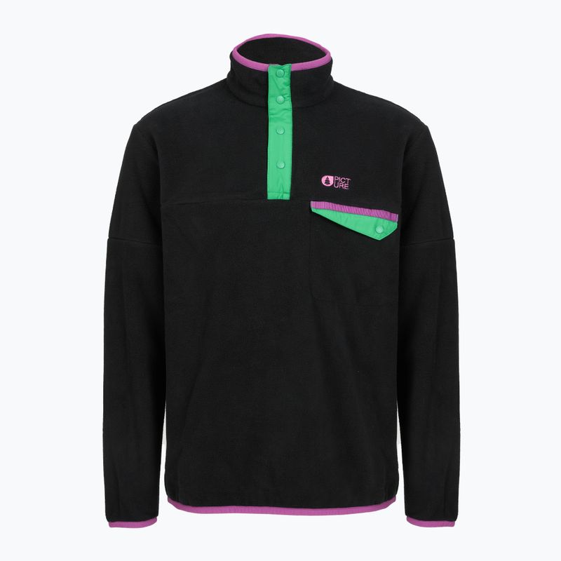Férfi sípolár pulóver Picture Arcca 1/4 Zip black 6