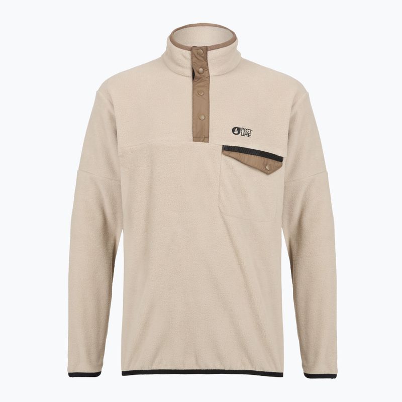 Férfi sípolár pulóver Picture Arcca 1/4 Zip tiszta kasmír 6