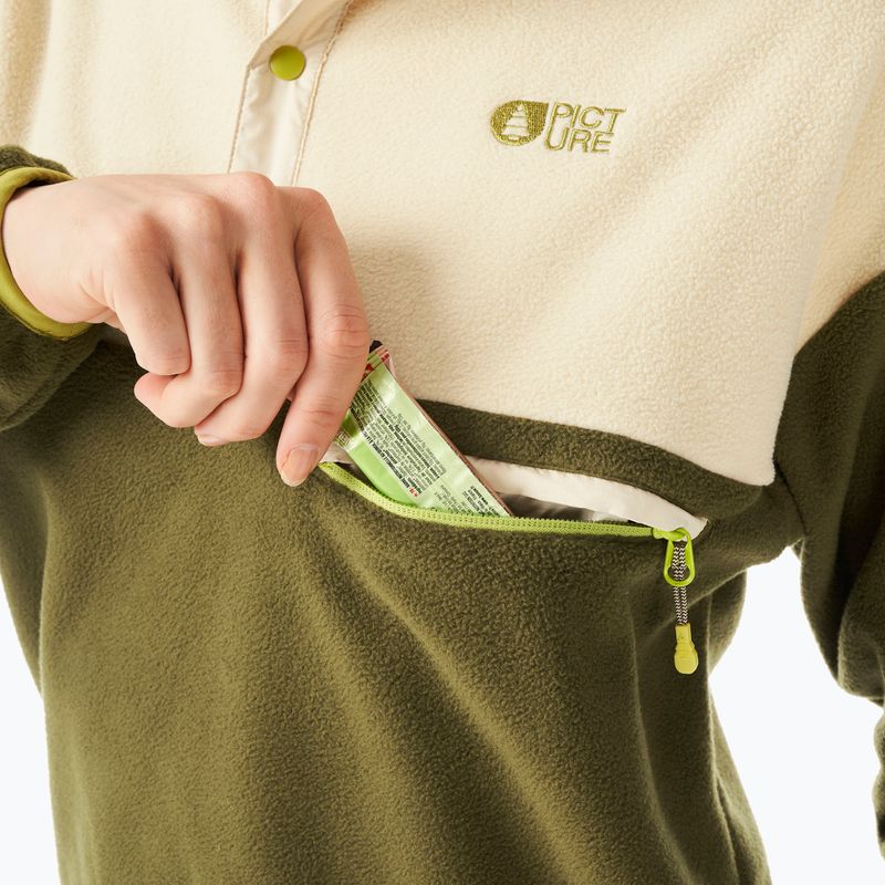 Női sípolár pulóver Picture Arcca 1/4 Zip tobacco 5