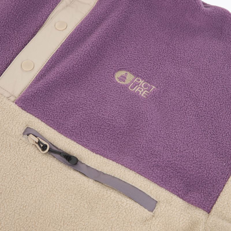 Női sípolár pulóver Picture Arcca 1/4 Zip pure cashmere 9