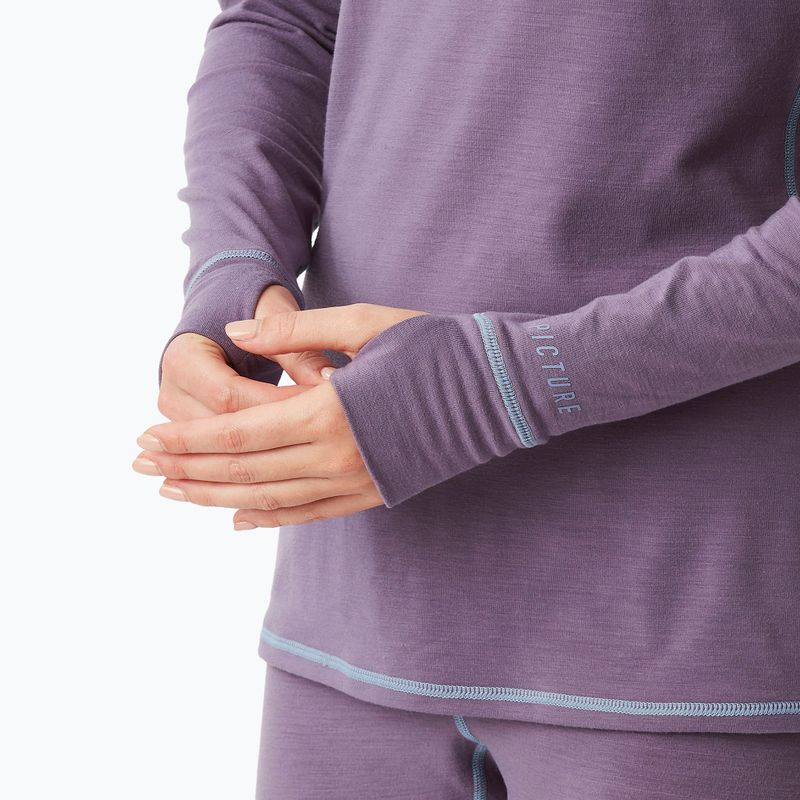 Női thermo hosszú ujjú felső Picture Milita grape jam 4