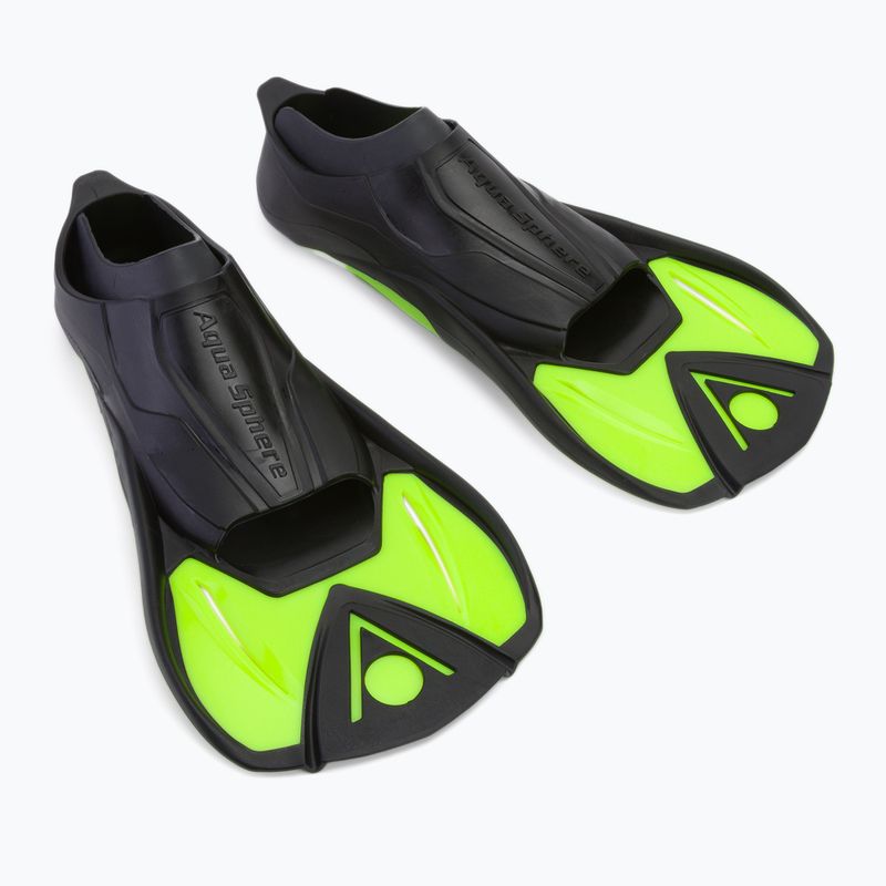 Aqua Sphere Microfin gyermek úszó uszony fekete és sárga FA3260701S