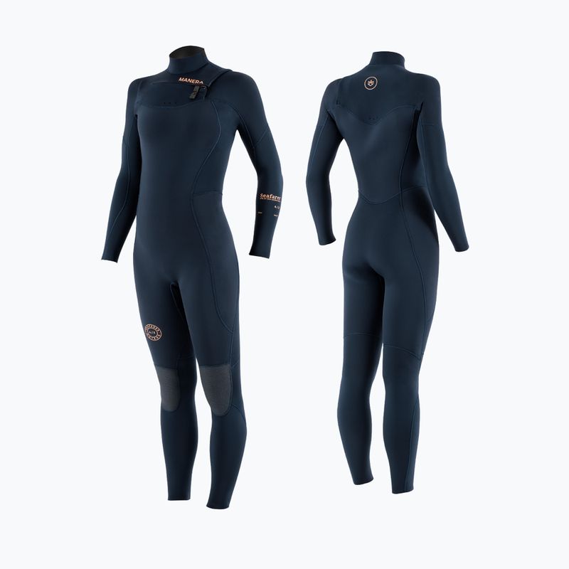 Női MANERA Seafarer Fz 4.3 mm-es búvárruha fekete 22221