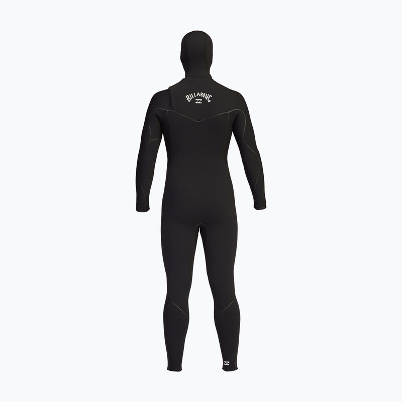 Férfi búvárruha Billabong 5/4 Furnace Hooded CZ Full black 7