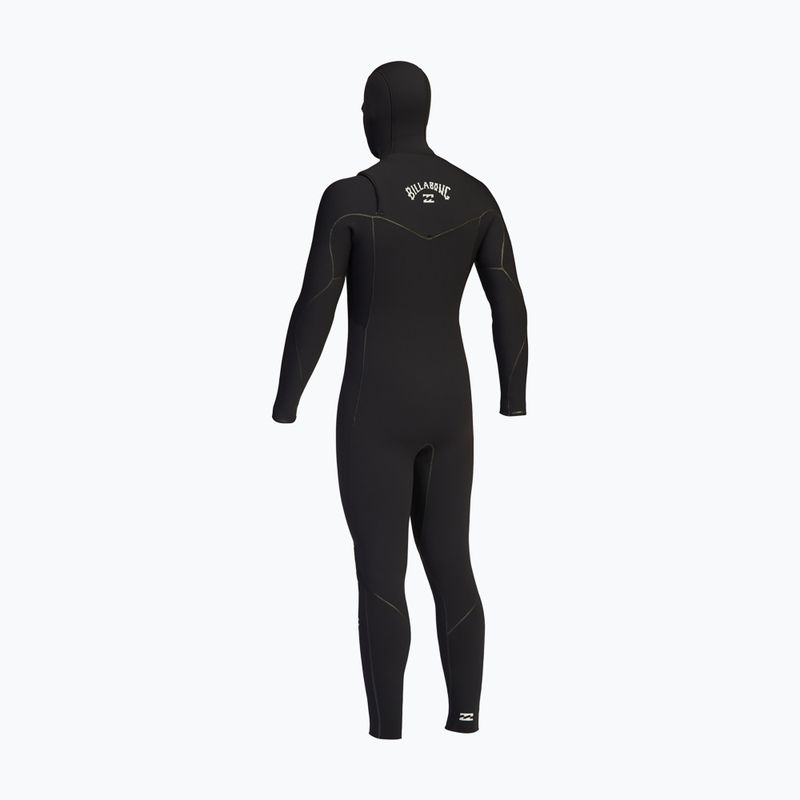 Férfi búvárruha Billabong 5/4 Furnace Hooded CZ Full black 10