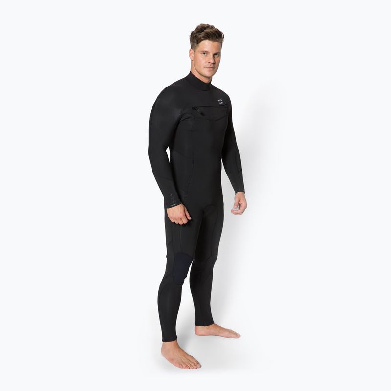 Férfi búvárruha Billabong 5/4 Absolute CZ Full black hash 2
