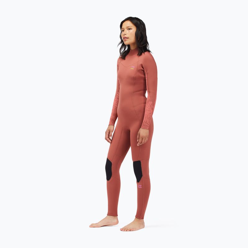 Női búvárruha Billabong 3/2 Synergy BZ L/SL red clay 2