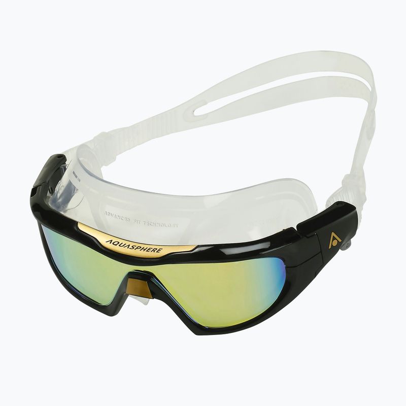 Aquasphere Vista Pro átlátszó/arany titán/tükörarany úszómaszk MS5040101LMG
