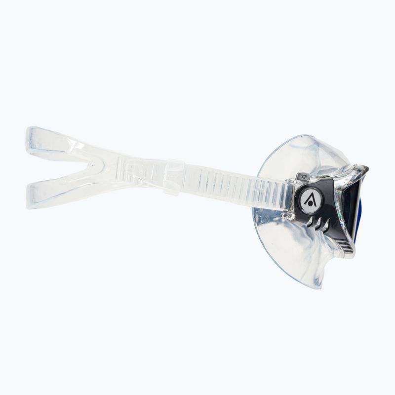 Aquasphere Vista átlátszó/sötétszürke/ tükör füst úszómaszk MS5050012LD 3