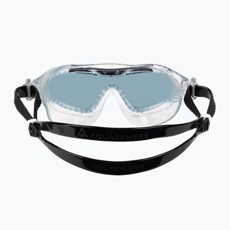Aquasphere Vista XP átlátszó/fekete/tükör füst úszómaszk MS5090001LD 5