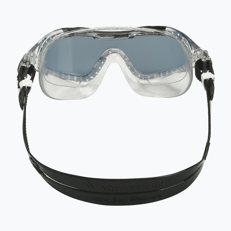 Aquasphere Vista XP átlátszó/fekete/tükör füst úszómaszk MS5090001LD 9