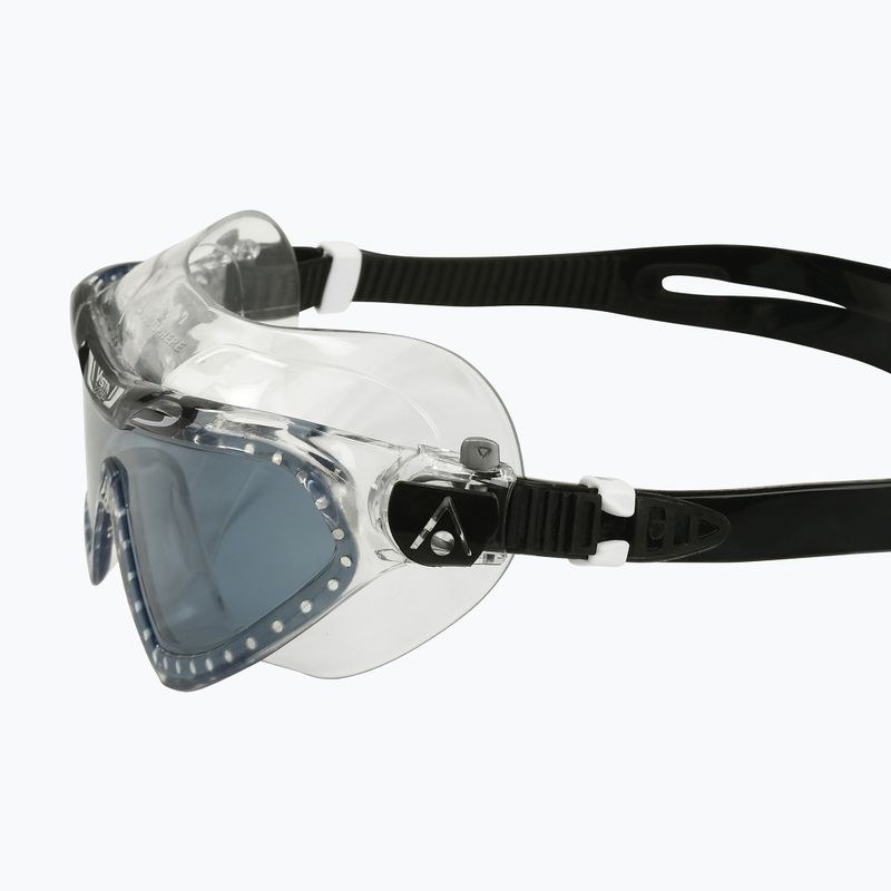 Aquasphere Vista XP átlátszó/fekete/tükör füst úszómaszk MS5090001LD 10