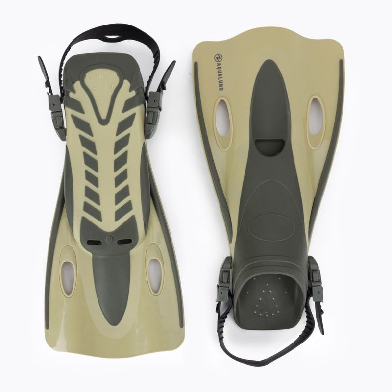Aqualung Twister barna és zöld búvárúszó uszony FA3649896SM 2