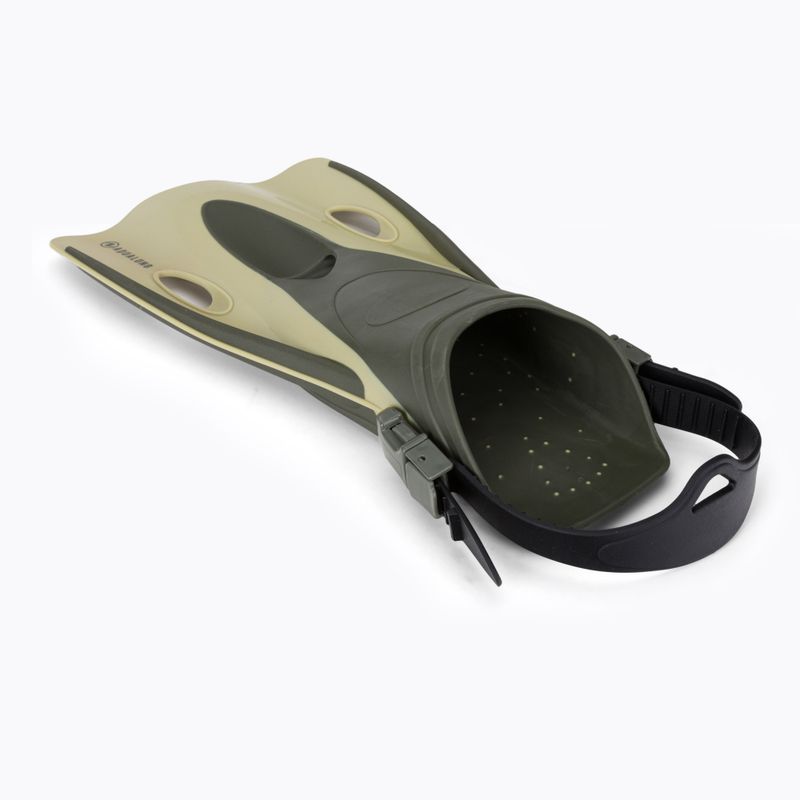 Aqualung Twister barna és zöld búvárúszó uszony FA3649896SM 4