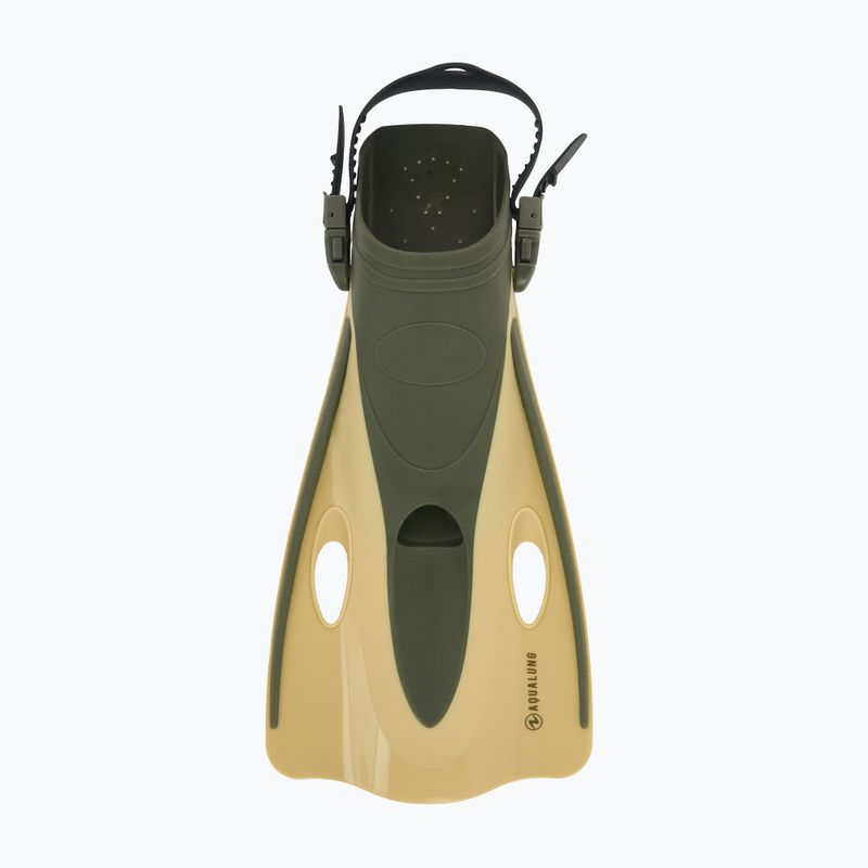 Aqualung Twister barna és zöld búvárúszó uszony FA3649896SM 5