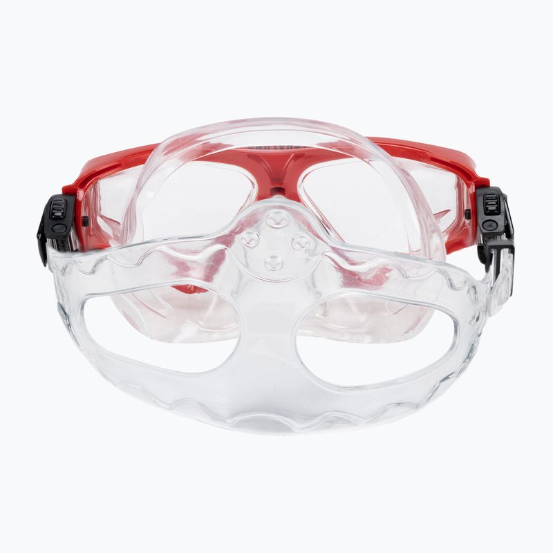 Aqualung Saturn Combo Snorkel Kit maszk + snorkel piros SC3980006 5