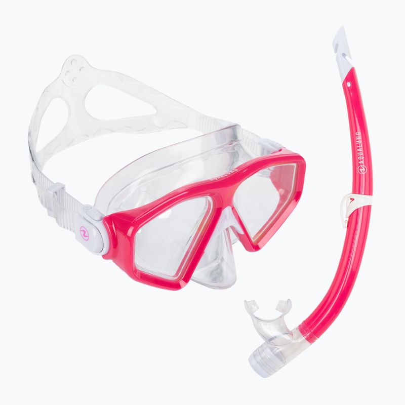 Aqualung Saturn Combo snorkel maszk + snorkel rózsaszín SC3980002