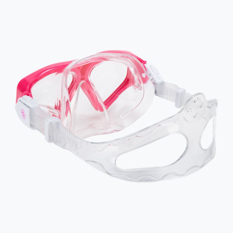 Aqualung Saturn Combo snorkel maszk + snorkel rózsaszín SC3980002 4