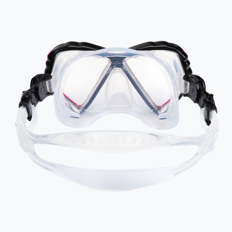 Aqualung Cub Combo gyermek snorkel készlet maszk + snorkel fekete/rózsaszín SC3990002 6