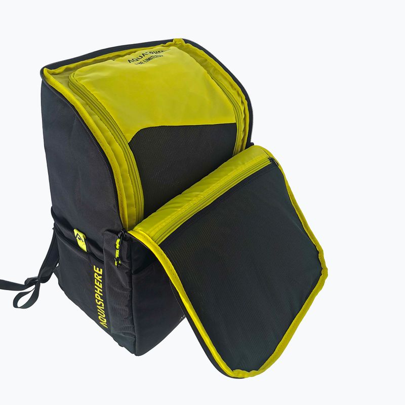 AquaSphere Transition 35 l fekete/világossárga hátizsák 9