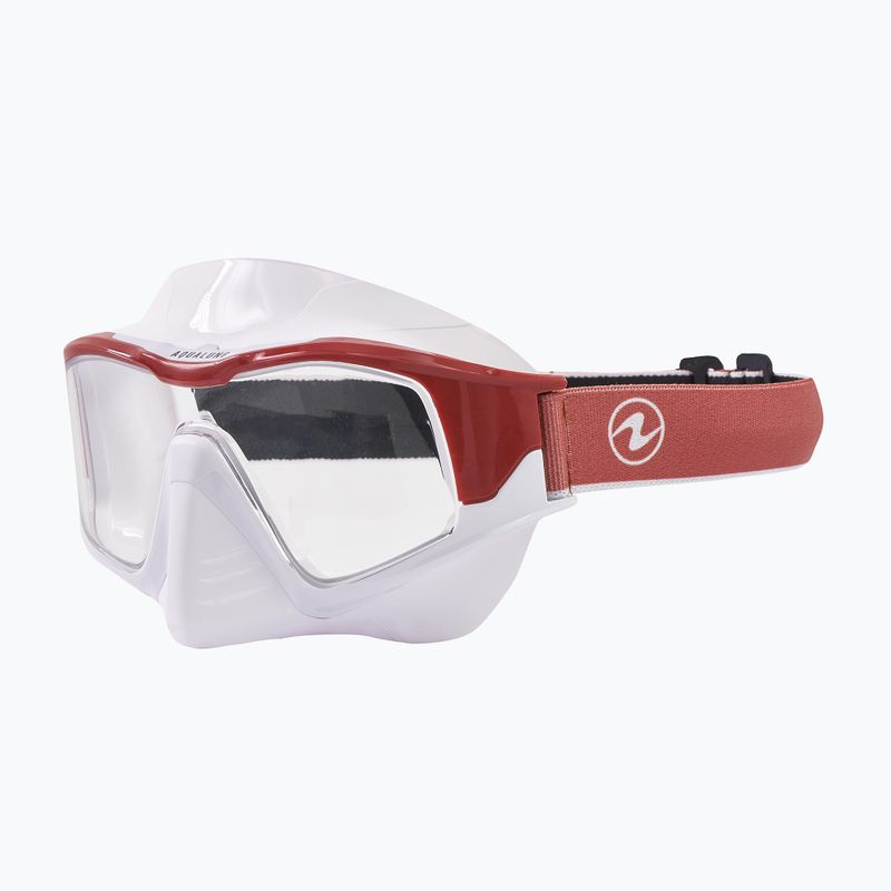Aqualung Vita Vita fehér/tégla búvármaszk MS5520963LCL 8