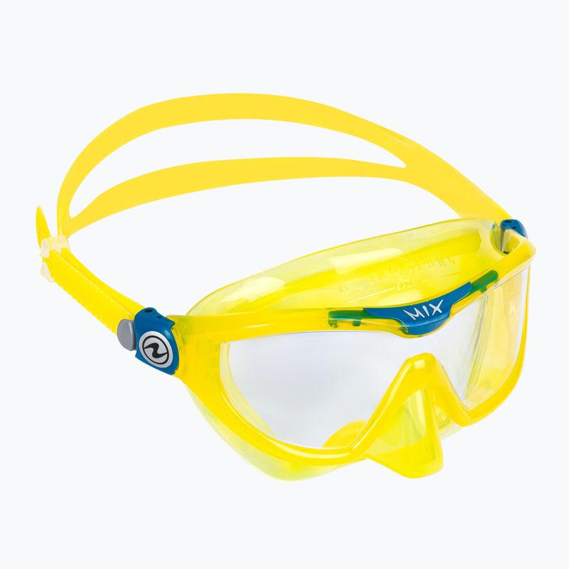 Aqualung Mix gyermek snorkel készlet maszk + snorkel sárga/kék SC4250798 2