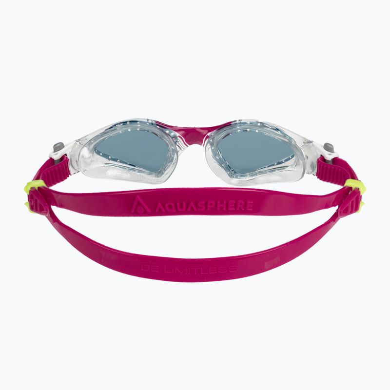 Aquasphere Kayenne Compact átlátszó / málna gyermek úszószemüveg EP3150016LD 5