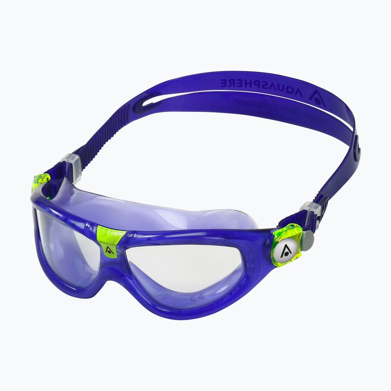 Aquasphere Seal Kid 2 piros/lila/lila/lime gyermek úszó maszk 3