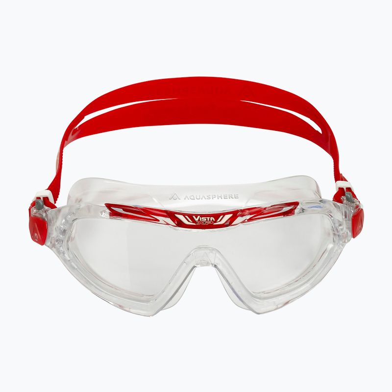 Aquasphere Vista XP átlátszó/piros úszómaszk 3
