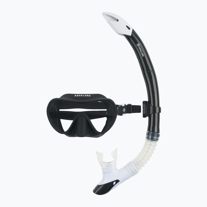 Snorkeling készlet Aqualung Combo Nabul maszk + pipa black