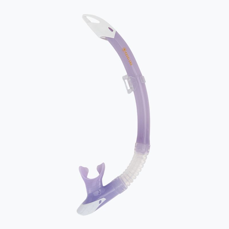 Snorkeling készlet Aqualung Nabul maszk + pipa + uszony translucid purple 6
