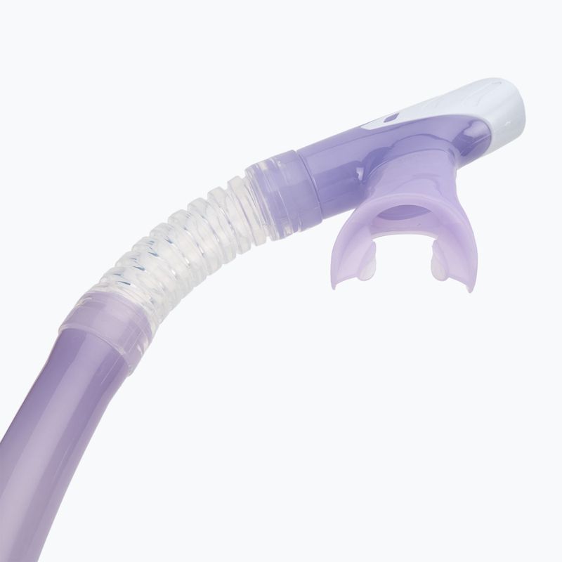 Snorkeling készlet Aqualung Nabul maszk + pipa + uszony translucid purple 7