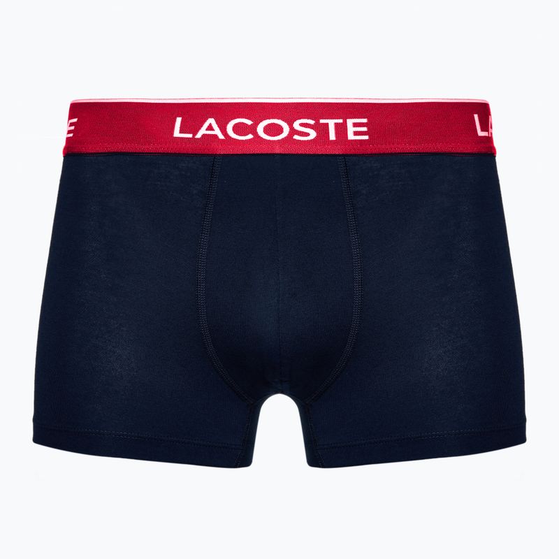 Lacoste boxeralsó 5H3401 3 pár tengerészkék/zöld/piros/tengerészkék 4