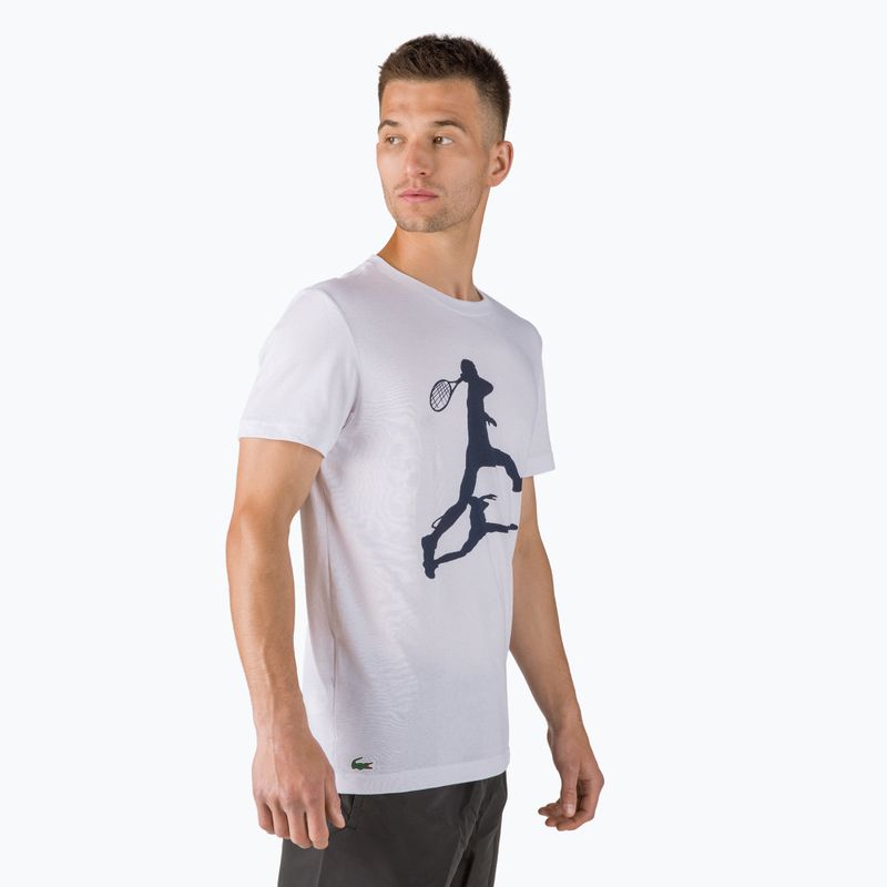 Férfi teniszpóló Lacoste 001 fehér TH6661