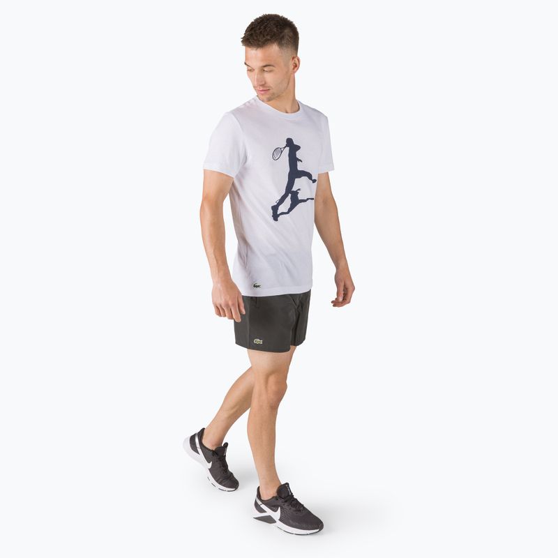 Férfi teniszpóló Lacoste 001 fehér TH6661 2