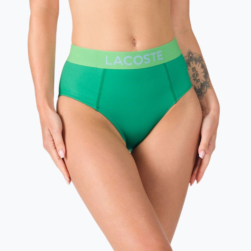 Lacoste női fürdőruha alsó zöld MF3390