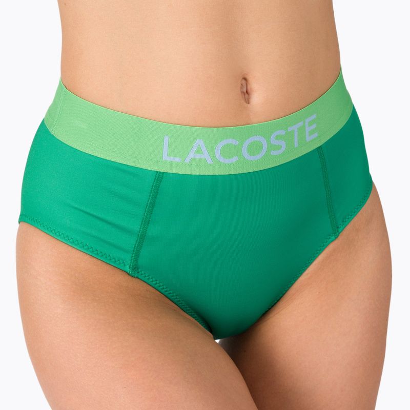 Lacoste női fürdőruha alsó zöld MF3390 4