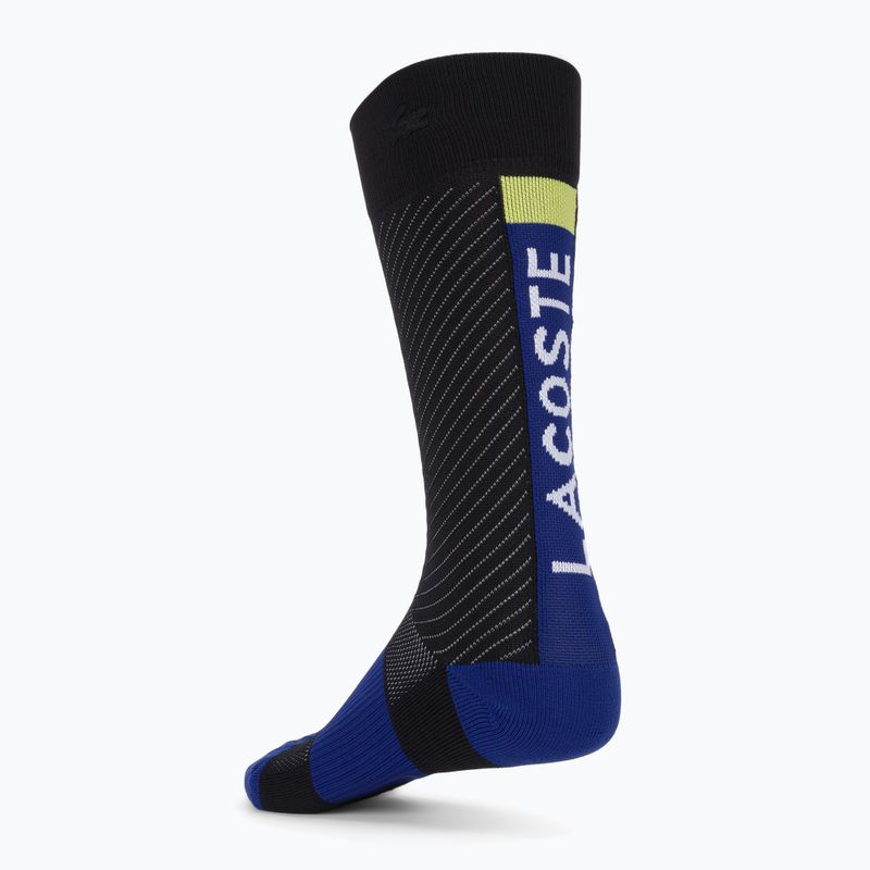 Lacoste Compression Zones hosszú teniszzokni fekete RA4181 2