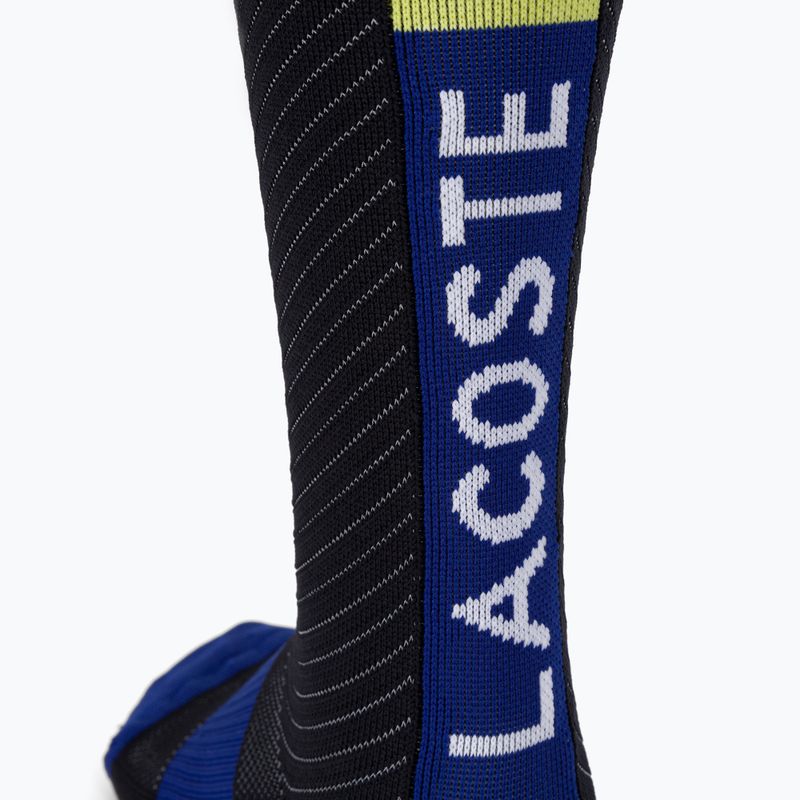 Lacoste Compression Zones hosszú teniszzokni fekete RA4181 3