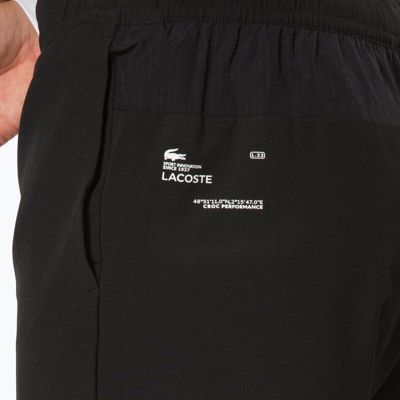 Férfi Lacoste tenisznadrág fekete GH1041.9AZ 4