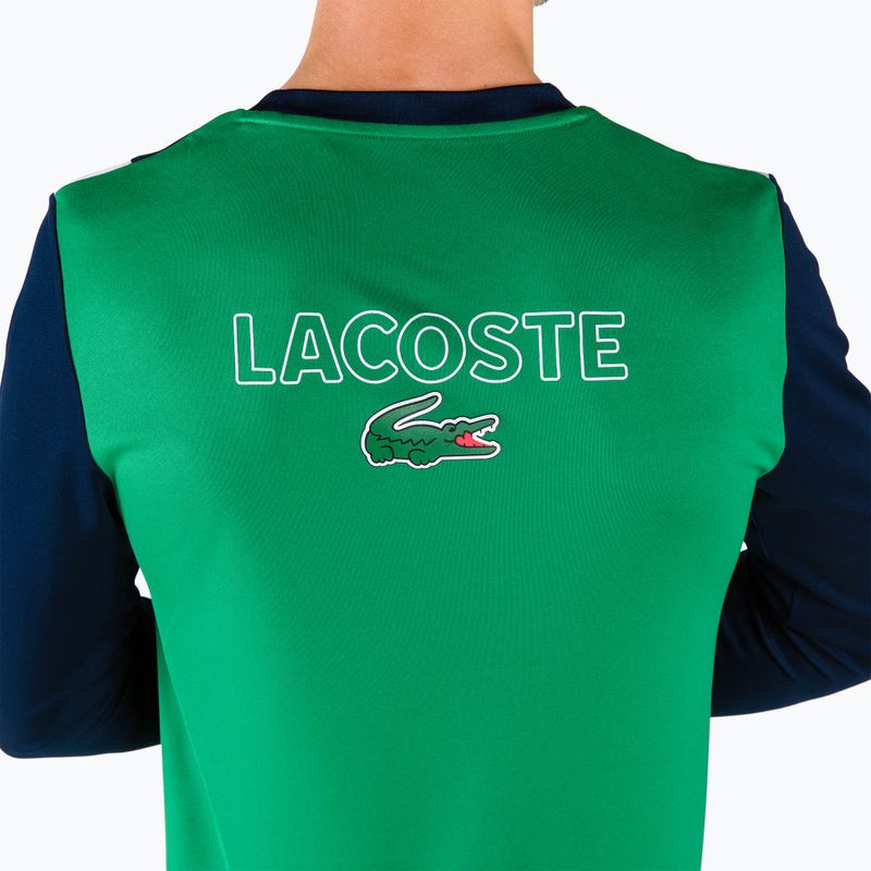 Férfi teniszpóló Lacoste TH0831 91A kék 5