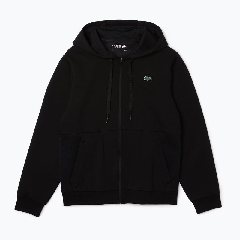 Férfi Lacoste SH9676 C31 kapucnis pulóver Fekete SH9676 6