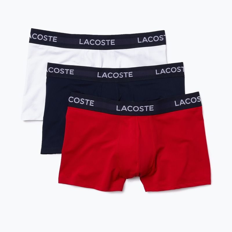 Férfi boxeralsó 3 darabos Lacoste 5H9623 LAW színes